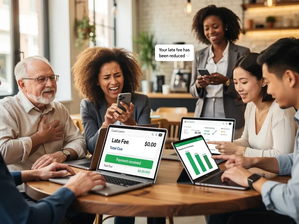 Consumers reacting positively to lower credit card late fees