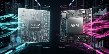 RISC-V versus ARM architectural comparison in 2026 for embedded systems and server workloads