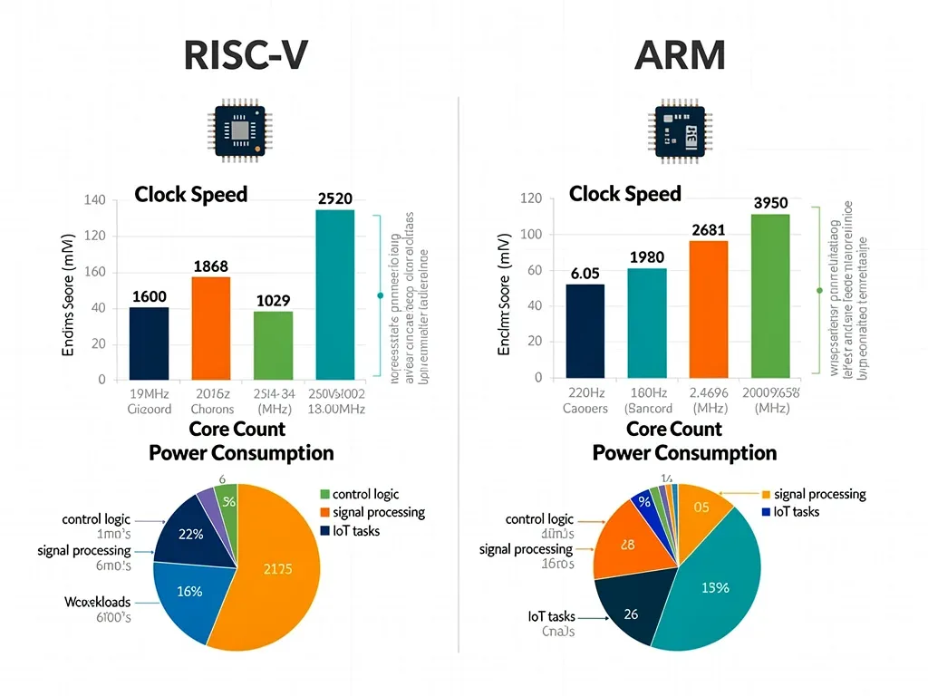 Performance comparison of RISC-V and ARM processors for embedded applications