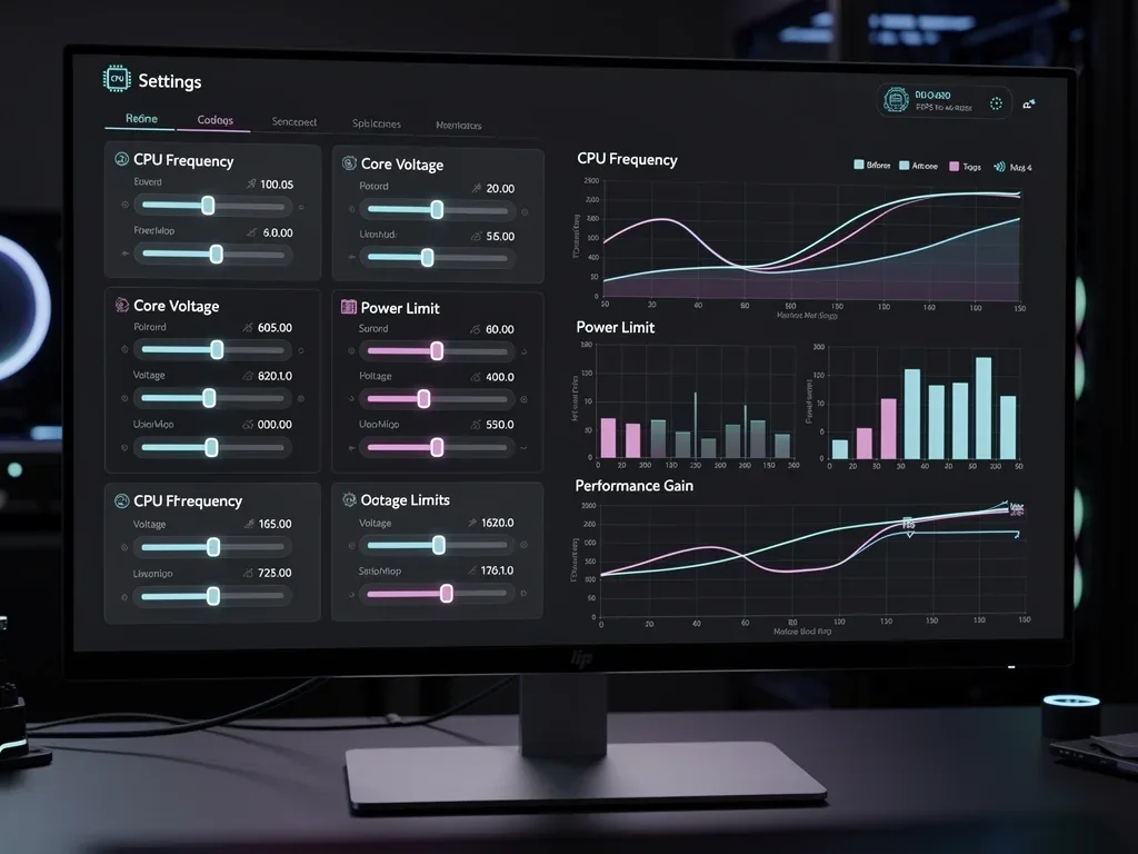Software interface for performance tuning and thermal management