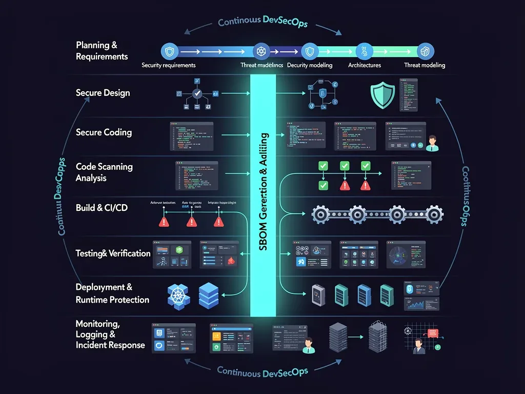 Secure Software Development Lifecycle with DevSecOps and SBOMs